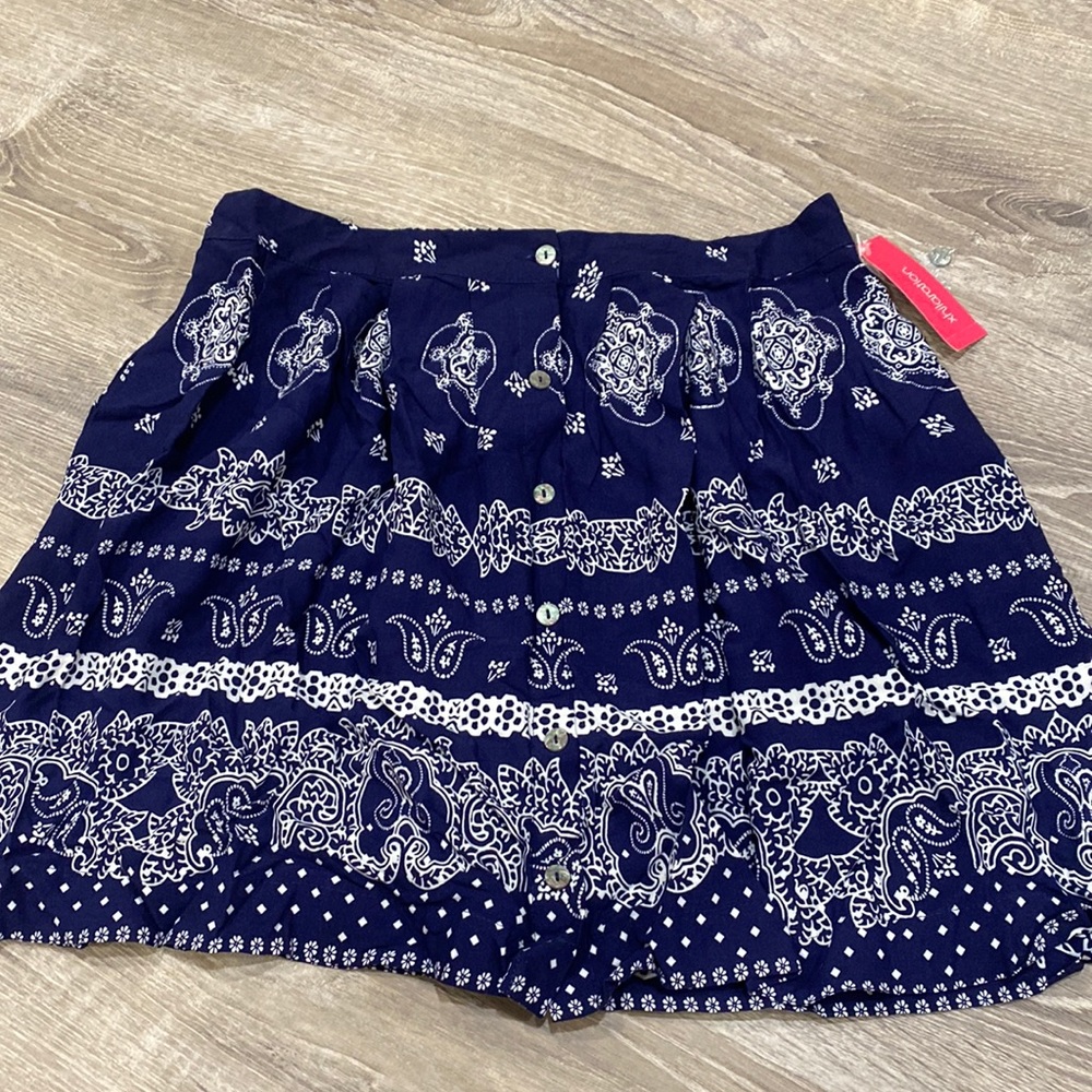 Xhilaration Navy blue skirt Size L
